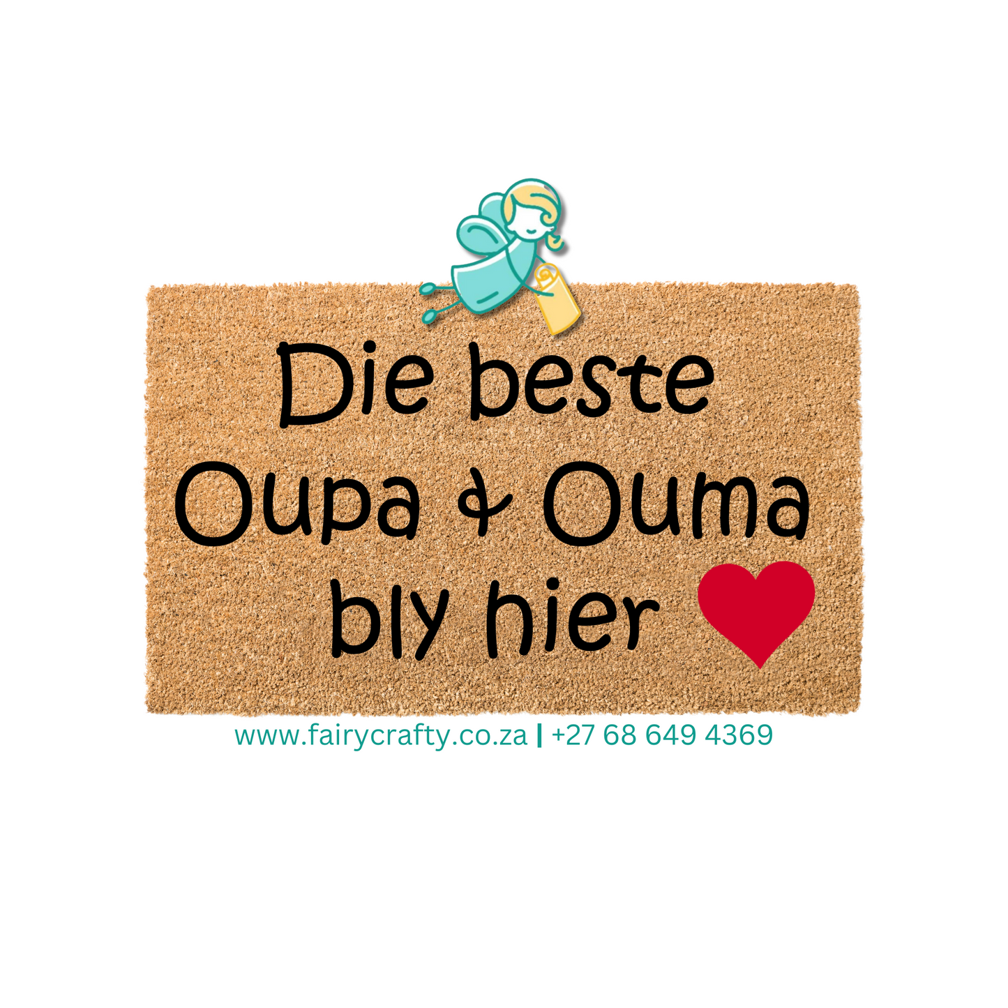 Doormat - Die beste Oupa & Ouma bly hier (Standard)