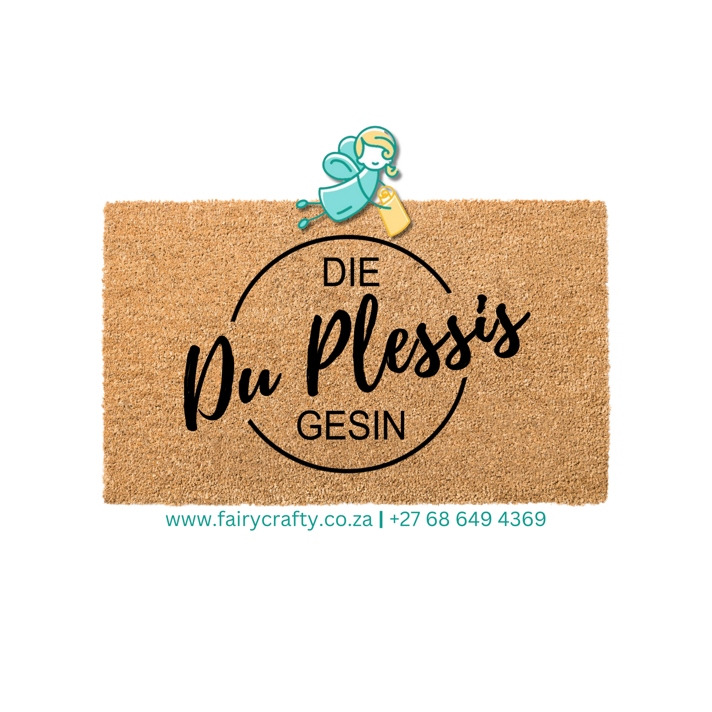 Doormat - Sirkel Gesin / Circle Family (Personalised)